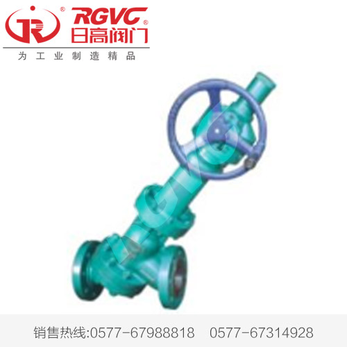 傘齒輪Y型料漿閥