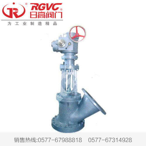 Y型電動(dòng)平底放料閥