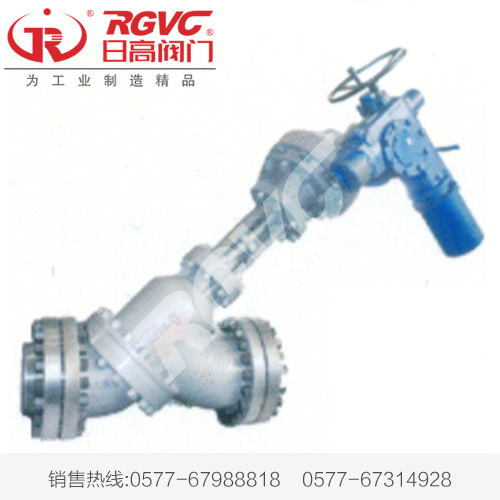 高壓Y型電動(dòng)料漿閥