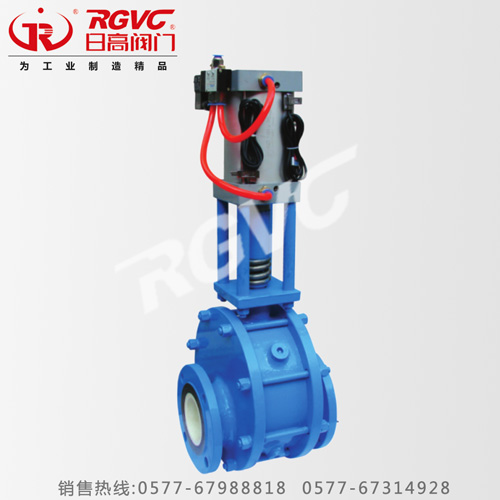 SZ644TC氣動陶瓷雙閘閥